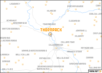 map of Thornpack