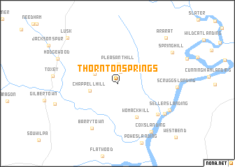 map of Thornton Springs