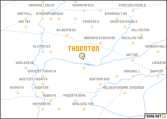 map of Thornton