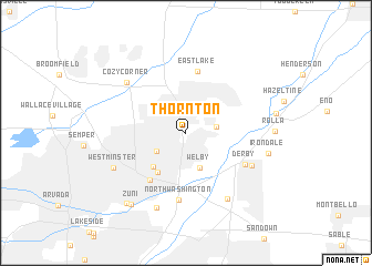 map of Thornton