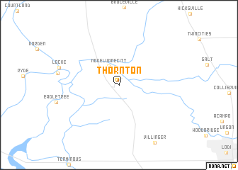 map of Thornton