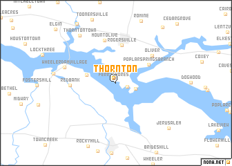 map of Thornton