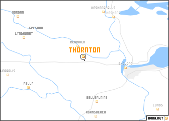 map of Thornton