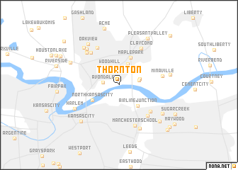 map of Thornton