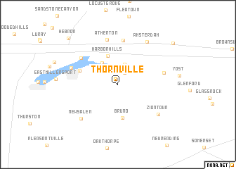 map of Thornville