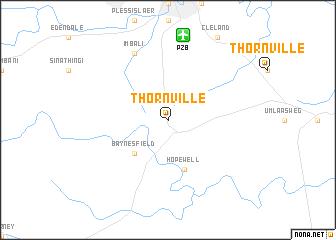 map of Thornville