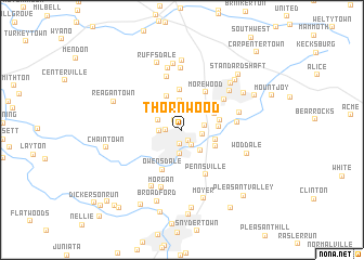 map of Thornwood