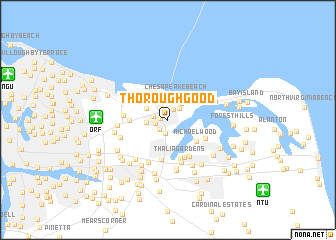 map of Thoroughgood