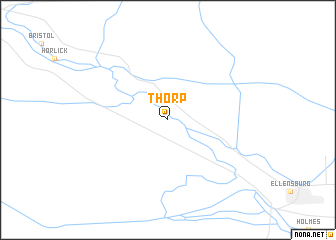 map of Thorp