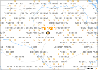 map of Tho Sơn