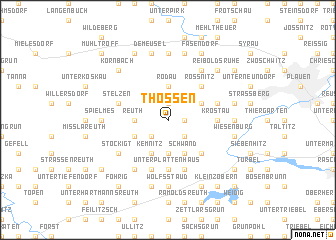map of Thossen