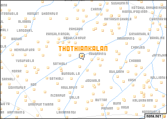 map of Thothiān Kalān