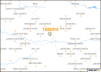 map of Thourie