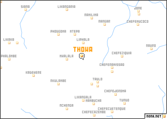 map of Thowa