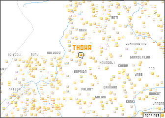 map of Thowa