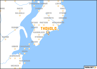 map of Thowolo