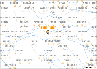 map of Thọ Xuân