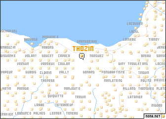 map of Thozin