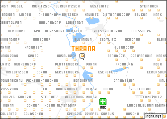 map of Thräna