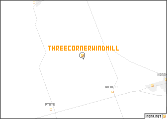 map of Three Corner Windmill