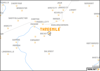 map of Threemile