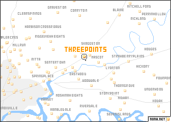 map of Three Points