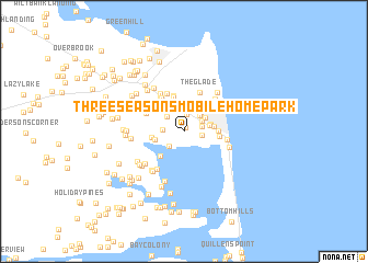 map of Three Seasons Mobile Home Park