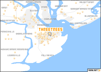 map of Three Trees