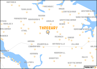 map of Threeway