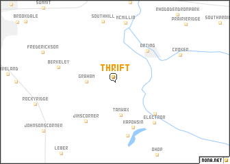 map of Thrift