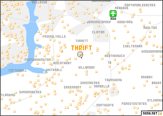 map of Thrift