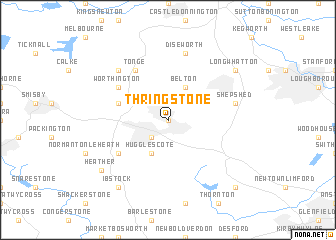 map of Thringstone