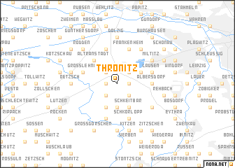 map of Thronitz