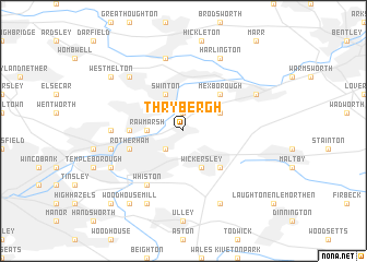 map of Thrybergh