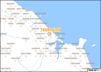 map of Thuận Ðịnh