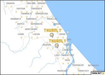 map of Thuận Ly