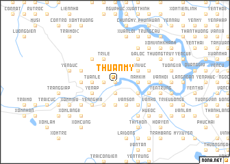 map of Thuân Mỷ