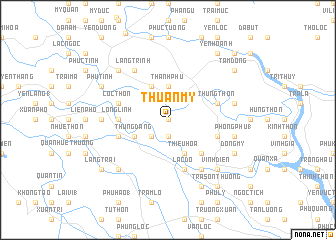 map of Thuận Mỹ