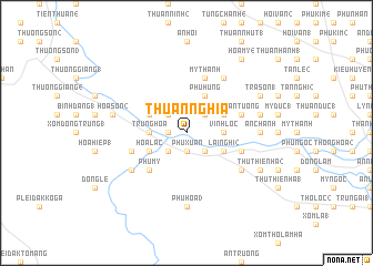 map of Thuân Nghĩa