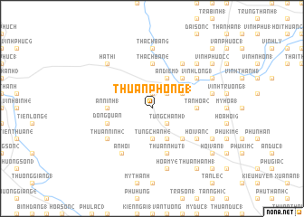 map of Thuận Phong (1)