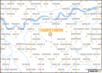 map of Thuận Thanh