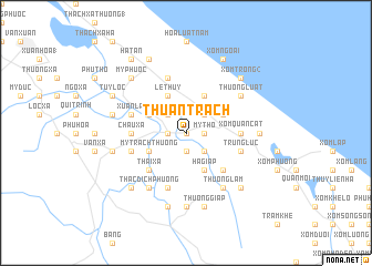 map of Thuận Trạch