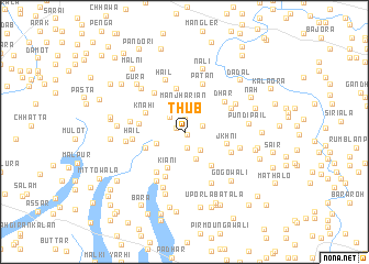 map of Thub