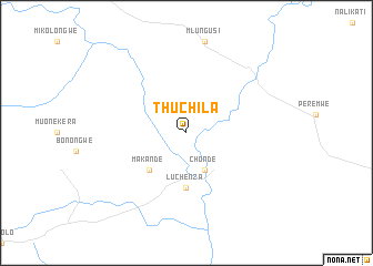 map of Thuchila