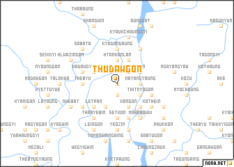 map of Thudawgôn