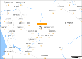 map of Thudaw