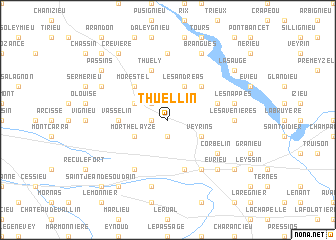 map of Thuellin