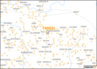 map of Thuggi