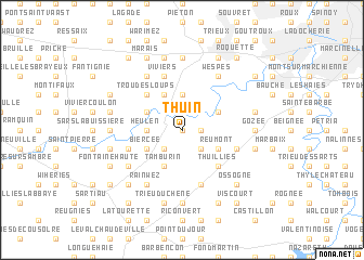 map of Thuin