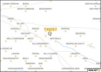 map of Thuisy
